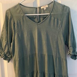 Green Umgee USA midi dress size small